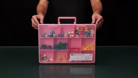 Bins & Things Toy Storage Organizer and Display Case Portabl