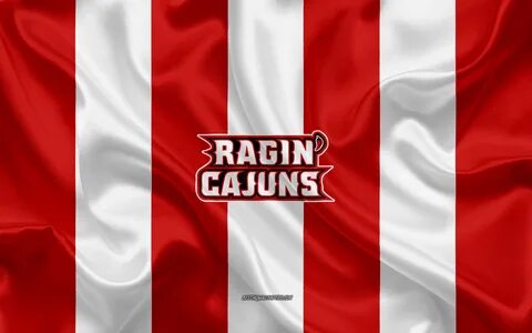 Scarica sfondi Louisiana Ragin Cajuns, squadra di football A