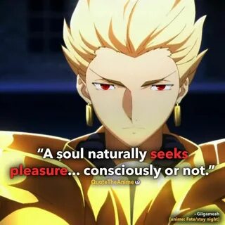 9+ Powerful Gilgamesh Quotes from Fate Stay Night in 2020 Fa