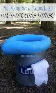 DIY Portable Camping Toilet Made with a 5 gallon bucket and 