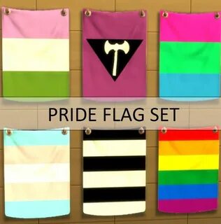 argos93 - Pride Flag Set Sims 4, Sims 4 challenges, The sims