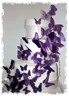 lavendar color butterflies 36x 3D TRANSPARENT PURPLE COLOR B