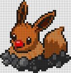 Eevee And Diglet Fusion Kandi Pattern Pixel art pokemon, Pix