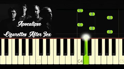 Cigarettes Afterapocalypse Piano Tutorial Chords Chordify - 