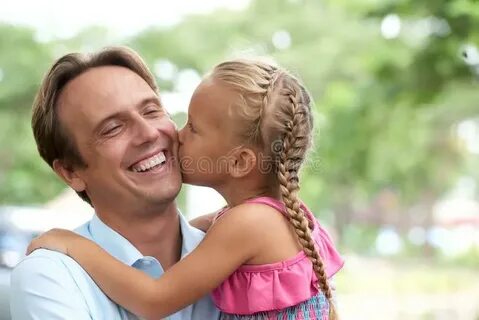 2,355 Father Little Daughter Kissing Photos - Free & Royalty