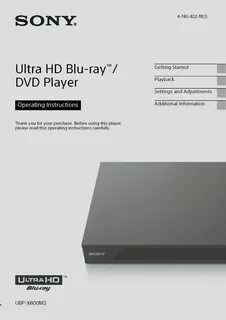 Купить Sony UBP-X800M2 Ultra HD Blu-Ray / DVD Player на Аукц