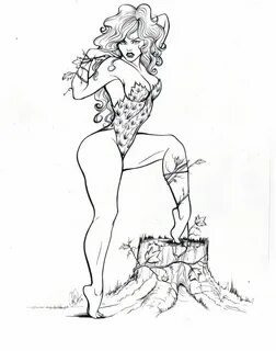 Poison Ivy Coloring Pages / Pypus is now on the social netwo