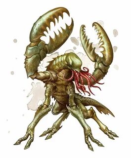 Chuul - Swamp Monster - Pathfinder PFRPG DND D&D 3.5 5E 5th 