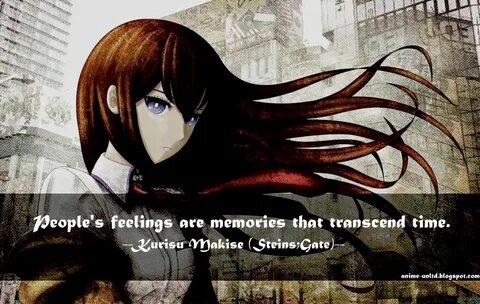 Image result for steins gate quotation Steins, Anime, Kurisu