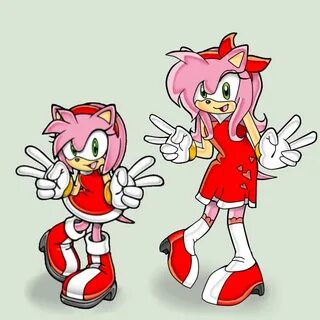 little Amy and older Amy by Sanddy273 Furry art, Sonic fan a