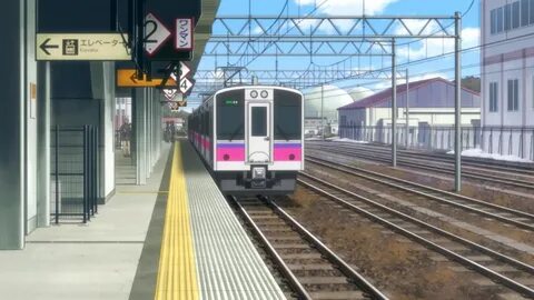 MikeHattsu Anime Journeys: Flying Witch - Train Station