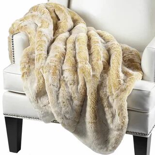 This sumptuous faux chinchilla throw from Z Gallerie is the 