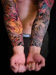 Skull Tattoo On My Back Sleeve tattoos, Full sleeve tattoos,