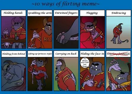 Flirting Meme- Randall and Johnny by R2ninjaturtle Monster u