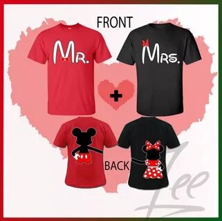 Couple Tshirt Mr and Mrs Mix and match colors and by AMYnZEE