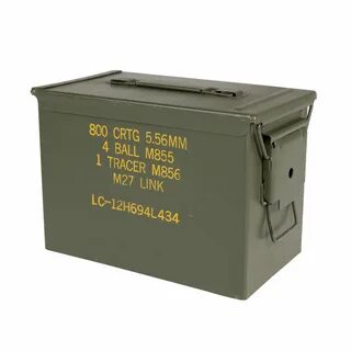 2 Pack - Fat 50 PA108 SAW 5.56 Ammo Cans Clean Ammo Cans