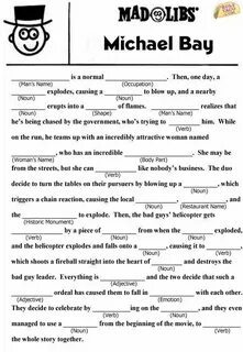 funny mad libs for adults printable - Google Search: Mad lib