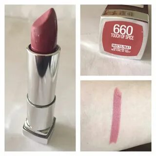 Maybelline Matte 660 Touch Of Spice dupe for Mac Twig Maybel