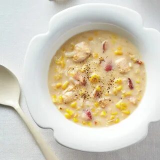 Corn Chowder with Chicken and Bacon - Today's Parent Recipe 