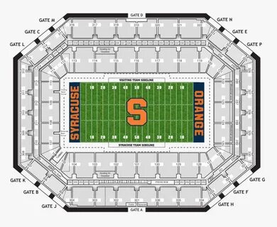 Carrier Dome Seating Chart, HD Png Download , Transparent Pn