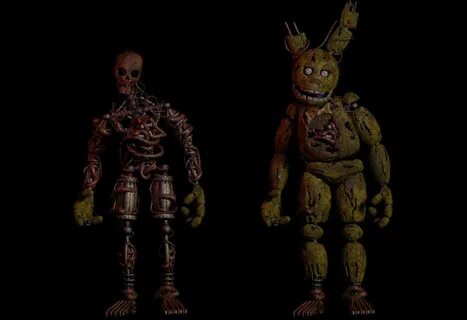 Springtrap without the upper suit. Five Nights At Freddy's A