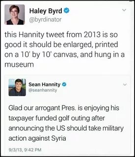 The whole Kimmel and Hannity fued in a nutshell