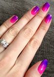 Nails This Week - Pink & Purple Ombre - Nails For Nickels Pu