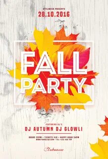 Fall Party Flyer on Behance