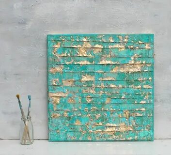 abstract-painting-turquoise-gold-art-gold-leaf-contemporary-