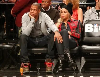 Beyoncé, Jay Z Sitting Courtside At The Nets-Sixers Game In 