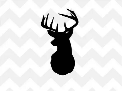 Deer Head SVG Deer SVG Deer Antlers Hunting Christmas Etsy