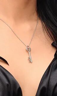 Chastity Key Necklace necklace-chastity-key - $9.79 : BirchP