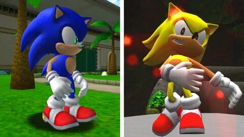 Sonic Adventure: HD Dreamcast Sonic in Modded Stages - Playi