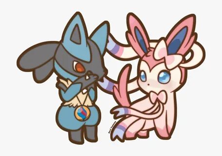 Picture Free Stock Commission Chibi And Lucario By - Pokemon