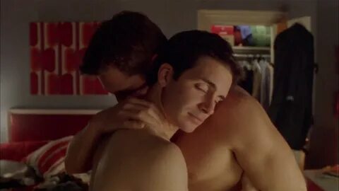 ausCAPS: Robert Gant and Hal Sparks shirtless in Queer As Fo
