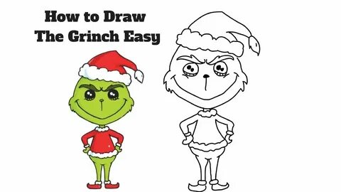 How to Draw The Grinch Easy easy Step by Step - YouTube