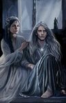Thingol and Melian, Sara Morello Tolkien art, Lotr art, Tolk