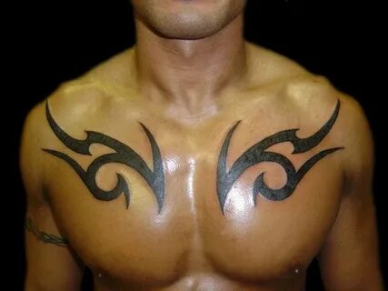Tribal tattoo on chest - Tattoos Book - 65.000 Tattoos Desig