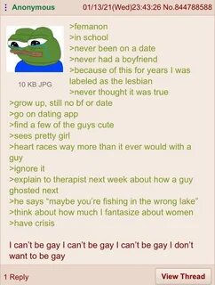 Femanon is a lesbian /r/Greentext Greentext Stories Know You