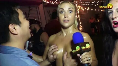 This TV presenter does her thing without clothes on