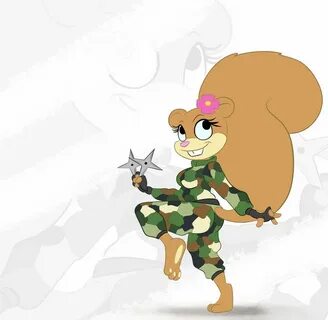 Commission: Sandy Cheeks Ninja by monkeycheesedrawing.devian