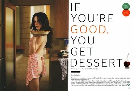 IF YOU'RE GOOD,YOU GET DESSERT Esquire AUGUST 2009