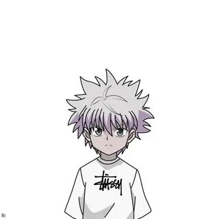 Killua Stussy - art, anime, stussy - brandonxjerome ello