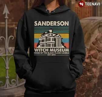 Sanderson Witch Museum Home of Black Flame Candle Sweatshirt