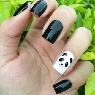 panda nail art design trends 2017 - style you 7 Uñas de pand