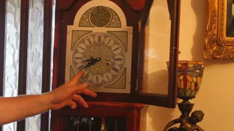 Vintage 'Tempus Fugit' Grandfather Clock - YouTube