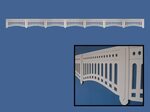 Yankees Stadium Facade Wall Kit 14-foot long x 11.5 inches h