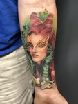 Got my Poison Ivy tattoo done by Brittany Lively at Dark Tid