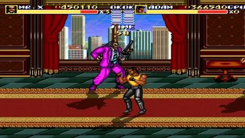 Streets of Rage Remake V5 - Unlockable Character Mr X - Leve