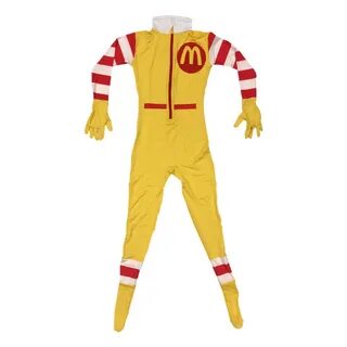 Ronald McDonald Costume Cosplay Spandex McDonald's Fancy Ets